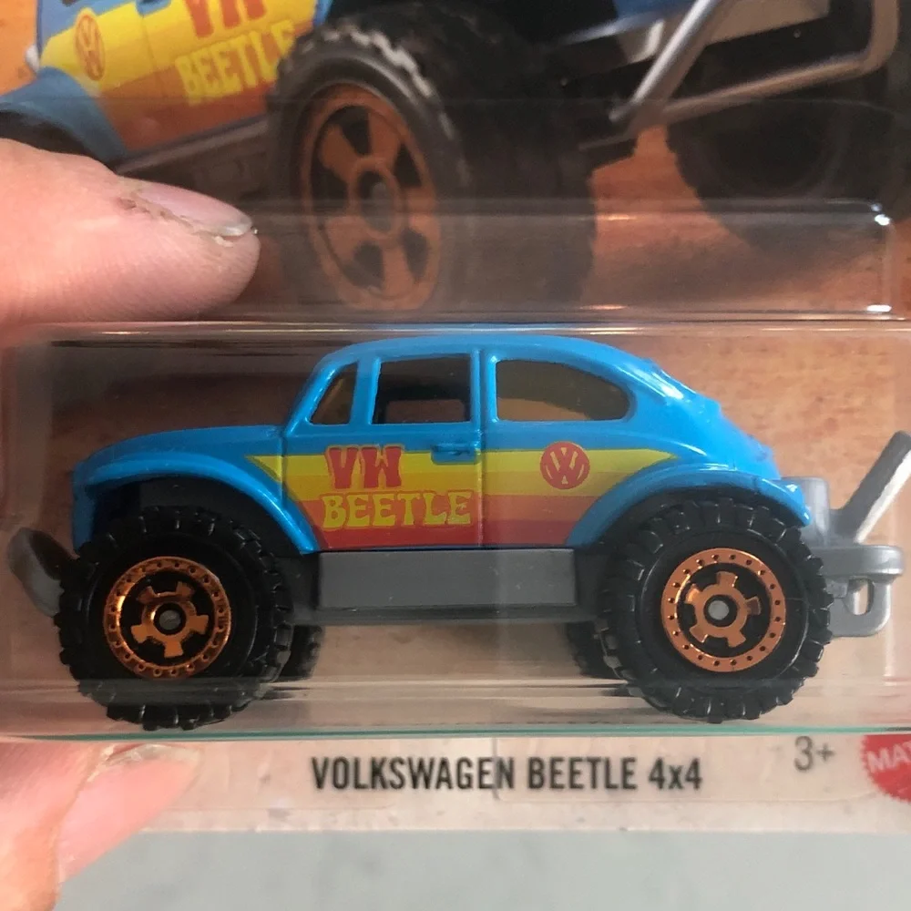 Mattel Matchbox Volkswagen Beetle 4x4 - Blue and Orange